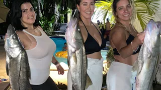 MULLET RUN 2020 SNOOK(CATCH~CLEAN ~DEEP FRY )MULLET WITHOUT A NET . HOW TO!!