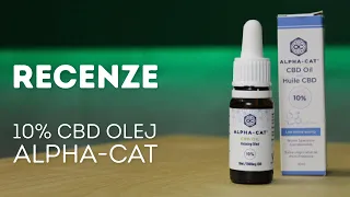 Recenze -  10 % CBD olej Alpha - Cat