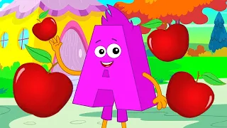 Phonics Song, A for Apple and Fun Nursery Rhyme for Babies