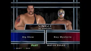 WWE - Big Show vs. Rey Mysterio (ALL COM) - Backlash 2003