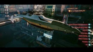 CYBERPUNK 2077 - Flight testing the Zetatech Valgus Helicopter