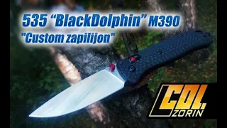 535 “BlackDolphin” M390/carbon/carbon light strike