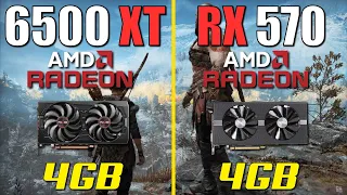 RX 6500 XT vs. RX 570 4GB | Test in 8 Games