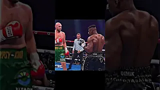 Ngannou knocks down Fury 😮 #FuryNgannou (Courtesy of ESPN+ PPV)YouTube · ESPN🔥