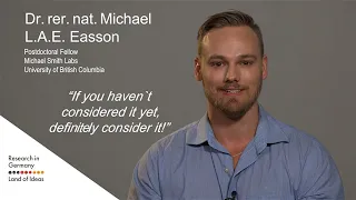 Michael on why he chose Germany for his research