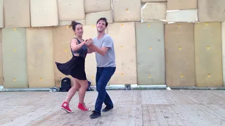 Thomas & Alice Lindy hop sugar-push variation