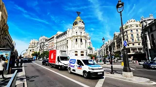 Madrid [4K] CALLE de ALCALÁ actualizado a MAYO de 2024