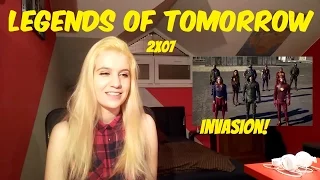 Legends of Tomorrow 2x07 Invasion! | Reaction Invasion Crossover