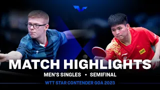 Lin Shidong vs Felix Lebrun | MS SF | WTT Star Contender Goa 2023
