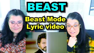 TEACHERS REACT | BEAST MODE - Official Lyric Video | Thalapathy Vijay