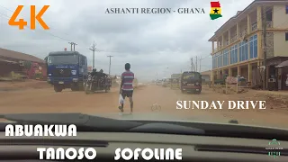 Abuakwa Tanoso To Sofoline Sunday Drive Kumasi Ghana 4K