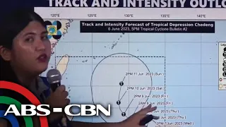 PAGASA holds press briefing on Tropical Depression Chedeng | ABS-CBN News