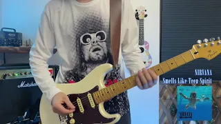 Nirvana – Smells Like Teen Spirit. Guitar Cover. Noob guitar practice.