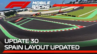 Update 30: Updated Track Layout Spain | F1 Mobile Racing 2023