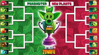 🌻🌻NEW PLANTS Vs. PEASHOTERS🌻🌻Who Will Win? - ATTACK ZOMBIE