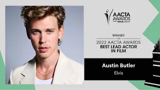 Austin Butler (Elvis) wins Best Lead Actor in a Film | 2022 AACTA Awards