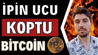 İpin Ucu Koptu Kopacak (Bitcoin Altcoin Borsa Nasdaq Altın Dolar Teknik ve Temel Analizi)