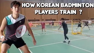 How to train like koreans | Korean Badminton Team training 🇰🇷