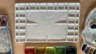 Making A New Polymer Clay Watercolour Palette