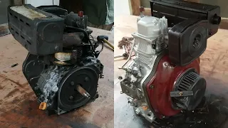 Restoration of an Yanmar L48 diesel engine