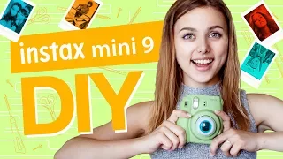 DIY ДЕКОР КАРТОЧКАМИ INSTAX  ♡  ЦВЕТОФИЛЬТРЫ К INSTAX MINI 9