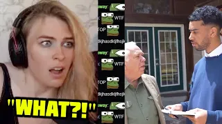 QTCinderella reacts to I Pranked America's Most Racist Man | Niko Omilana