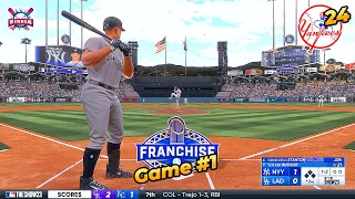 MLB The Show 23 New York Yankees vs Los Angeles Dodgers | Game 1 - Franchise Mode #24 | PS5 HD