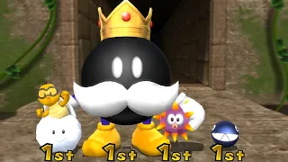 Mario Party 9 - 1 Vs 3 Minigame - Wario Vs Toad Vs Daisy Vs Urchin