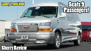 Comfortable Travel! 2020 GMC 9 Passenger Explorer Vans Conversion Van | Sherry Review