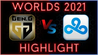 GEN Vs C9 QuarterFinals Game 3 Worlds 2021 Highlights lol League of Legends Riot games
