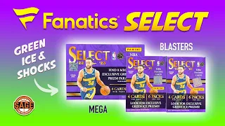 2022-23 Select Basketball Fanatics Mega & Blaster Boxes 🔥 Green Ice & Shocks!