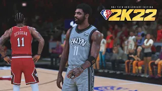NETS at BULLS | NBA 75th Season | NBA 2K22 Realistic Gameplay
