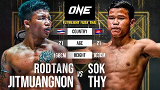 CRUSHING LEG KICKS 🥶🦵 Rodtang Jitmuangnon vs. Sok Thy | Full Fight