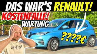 NIE WIEDER RENAULT ZOE - INSPEKTIONSKOSTEN EXPLODIEREN MASSIV - PREISSCHOCK | EFIEBER