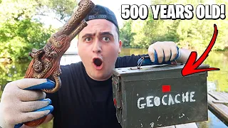 We Went Magnet Fishing At A 500 Year Old Dam! (Historical Artifacts FOUND & CONFISCATED)