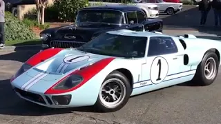 The Ken Miles GT40 rollin out of Riverside Cars & Coffee Dec 2019 meet