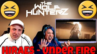 HIRAES - Under Fire (Official Video)  Napalm Records | THE WOLF HUNTERZ Reactions