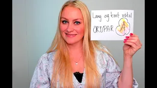 Video 909 Lang og kort vokal ORDPAR med Å: ÅTE og ÅTTE