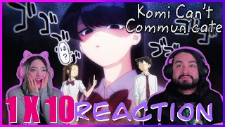 Komi Jealous?! 😳 & Tadano Goes Plus Ultra! 😱| Komi Can't Communicate | 1x10 Reaction | First Watch