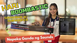HARI Boombastic Soundbar w/ Subwoofer ang Pinaka Magandang Mura Speaker na talaga naman mapaWOW ka