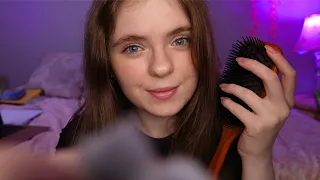 ASMR To Help You Fall Asleep FAST! 😴✨Cozy Sounds, Hair Brushing, Covering Your Eyes & Brushing