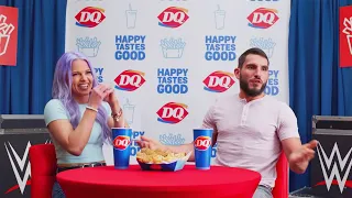 Johnny Gargano & Candice LeRae share their happy, presented by DQ