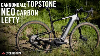 Cannondale's full suspension gravel e-bike, the Topstone NEO lefty: IN-DEPTH review