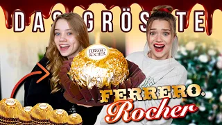 DAS GRÖßTE FERRERO ROCHER DER WELT mit meiner Schwester 😍