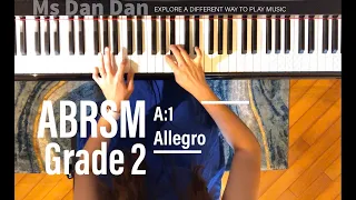 ABRSM Grade 2 A:1 Allegro by Thomas Attwood 2021-22
