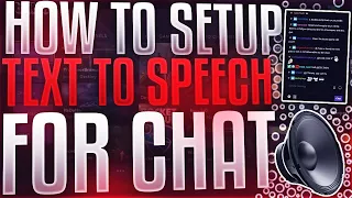 HOW TO SET UP TEXT TO SPEECH CHAT!! (Twitch & YouTube) 2022 - FREE AND EASY