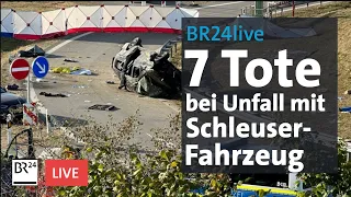 Tödlicher Unfall nach Verfolgungsjagd mit Polizei auf A94: Sechsjähriges Kind unter Toten | BR24live