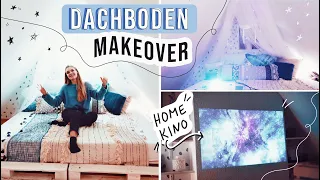 Dachboden Renovierung & RoomTour - DIY Home Kino gebaut - Teil 6 // I'mJette