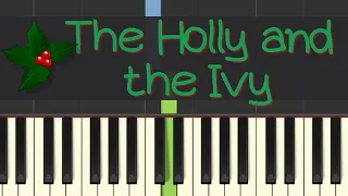 Easy Piano Tutorial: The Holly and the Ivy with free sheet music