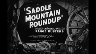 SATURDAY AFTERNOON AT THE MOVIES:   "Saddle Mountain Roundup" (1941)